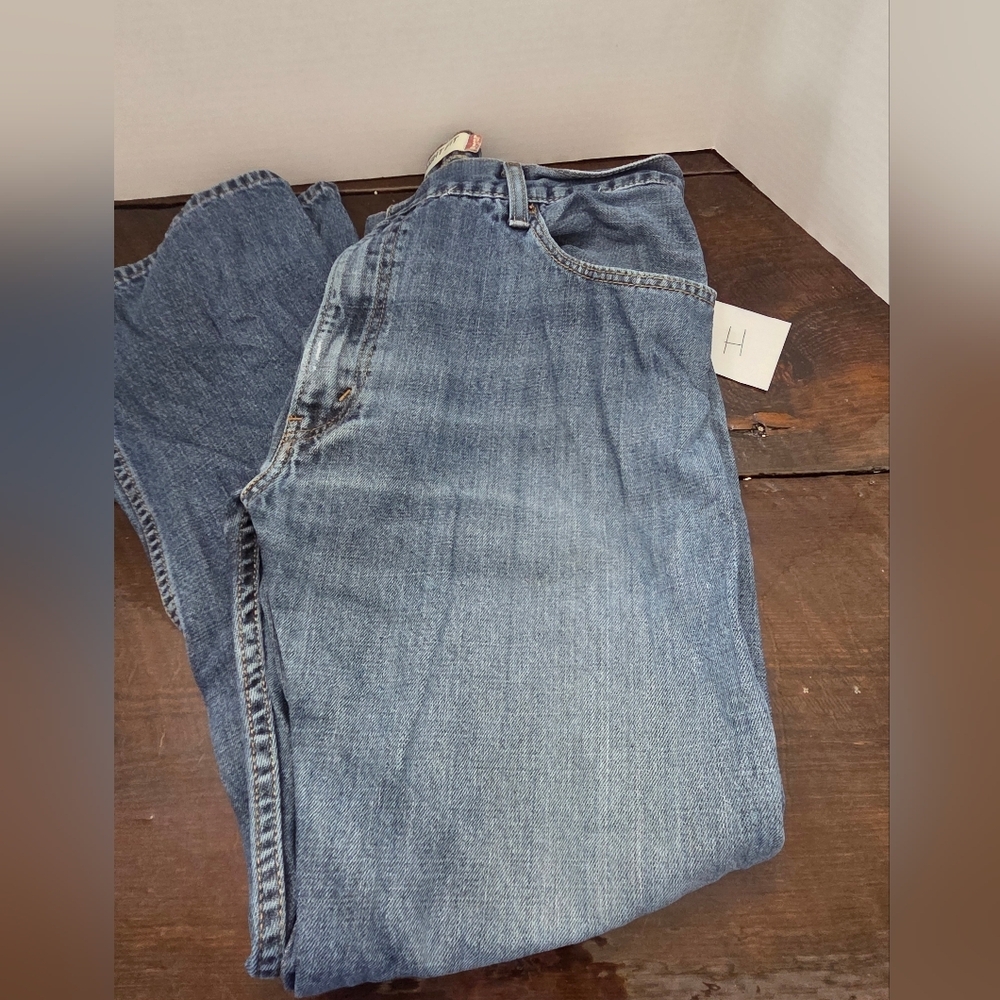 Levi's Straight Fit 505 Blue Denim Jeans In Size 38 X 32